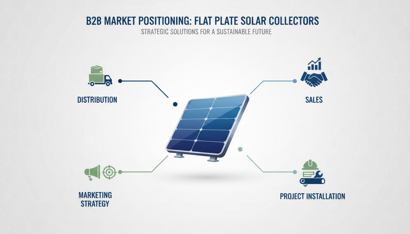 Flat Plate Solar Collector Market Positioning Guide: How B2B Distributors Build a Product Line, Sales Message and Project Channel